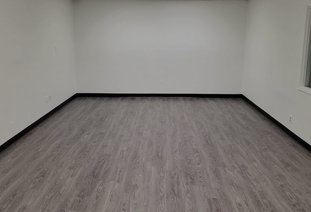 Custom Built Industrial Break Room with Flooring and Paint